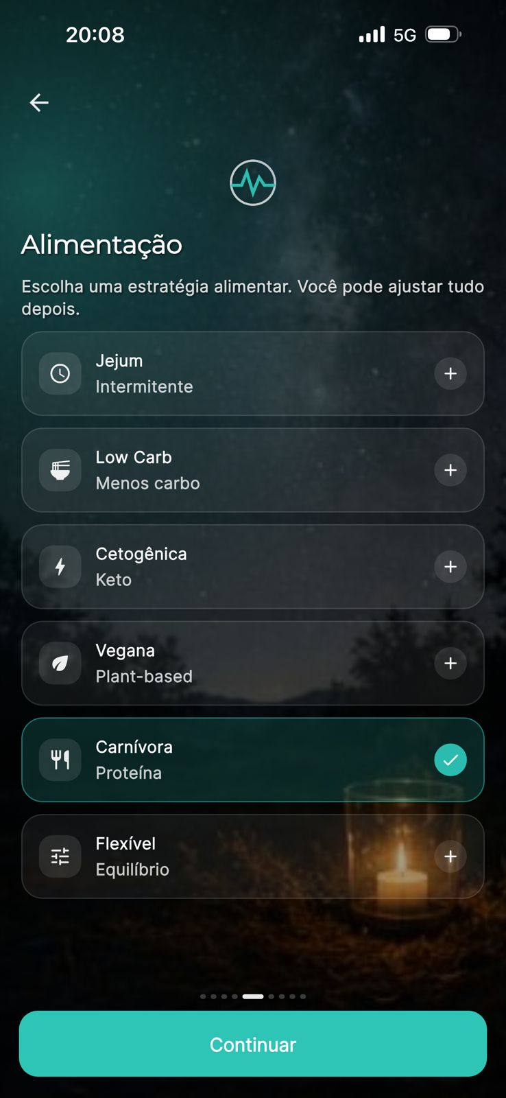 Passo 3 — Alimentação